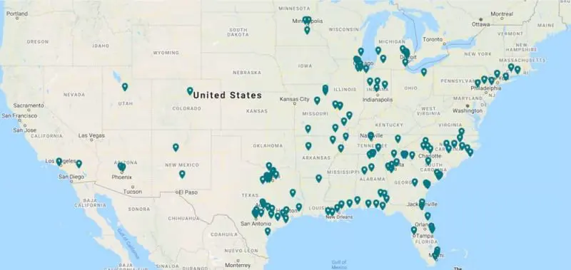 map of locations